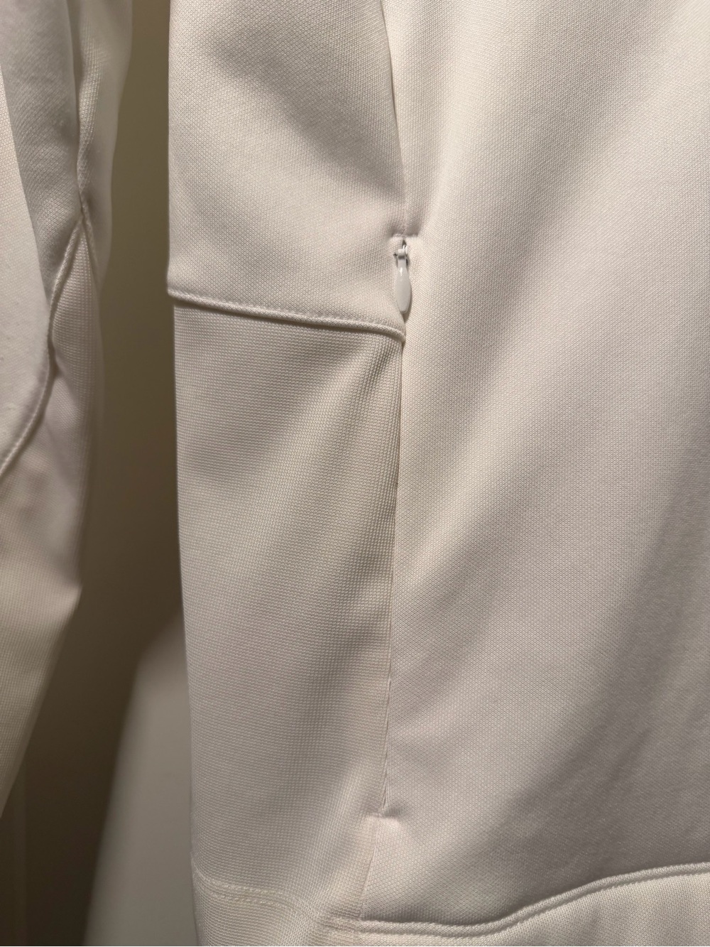 Women’s Nike performance Cream Half-Zip Pullover long sleeve top - Picture 5 of 6